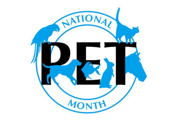 Celebrate National Pet Month this May with your loved one. Photo Credit: National Pet Month