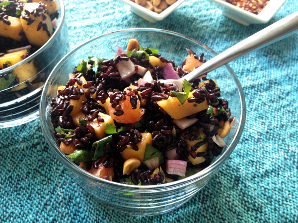 Try this amazing vegan rice salad. Photo Credit: Vegangela