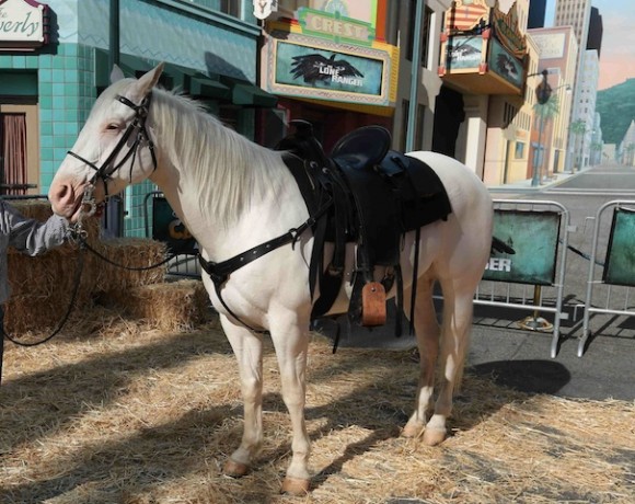 Silver comfortably enjoys being in the limelight at the premiere of The Lone Ranger. Photo Credit: Courtesy of Disney