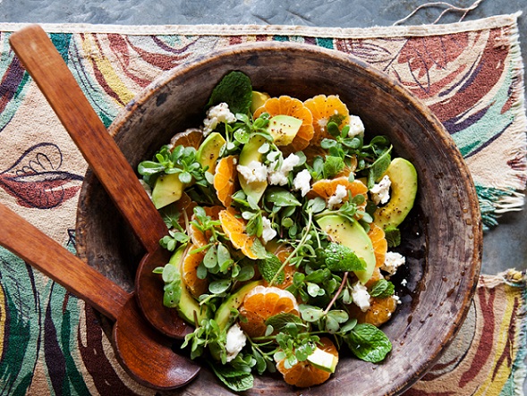 Try this avocado and tangerine salad with jalapeño vinaigrette today! Photo Credit: Bon Appétit