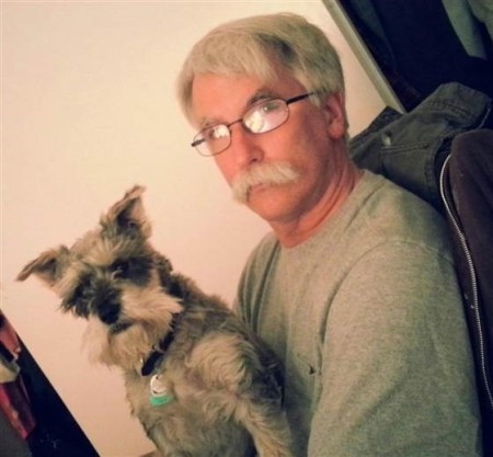 Man And Dog Doppleganger Look-alike Jim Phelan and his miniature schnauzer, Jack were finalists in the TODAY show contest. Photo Credit: Jim Phelan