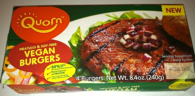 Quorn Vegan Burgers are a meat-less and soy-free hamburger alternative perfect for both vegetarians and vegans alike./Photo credit: Lisa Singer