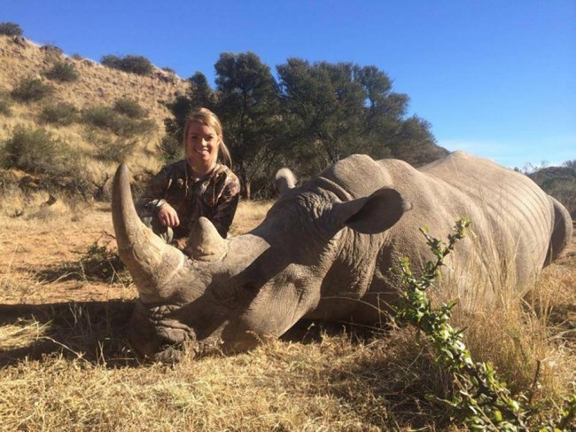 rhino, africa, hunting, animal rights, kendall jones, texas tech